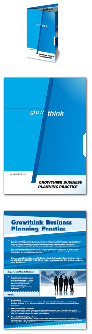 Redesign business brochure for a consulting company
